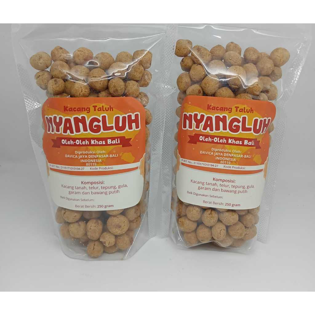 

Kacang Telur / Taluh Nyangluh Oleh oleh Khas Bali 250gr