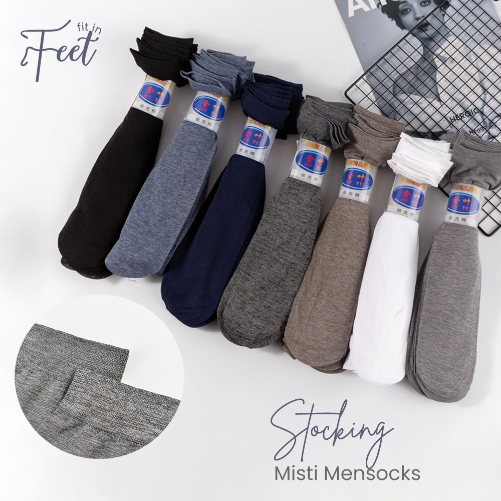 ISI 10 STOCKING PRIA SETENGAH BETIS