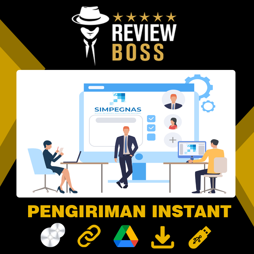 APLIKASI SISTEM INFORMASI PEGAWAI (SIMPEG) FULL VERSION PREMIUM PROGRAM SOFTWARE