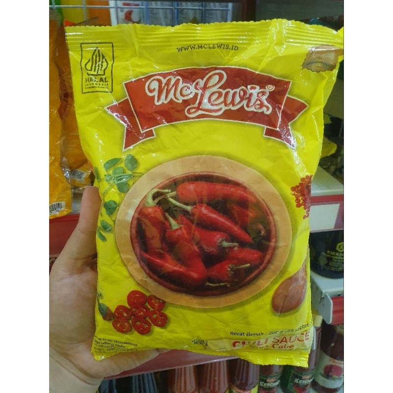 

Mc lewis saus sachet 25's 200g