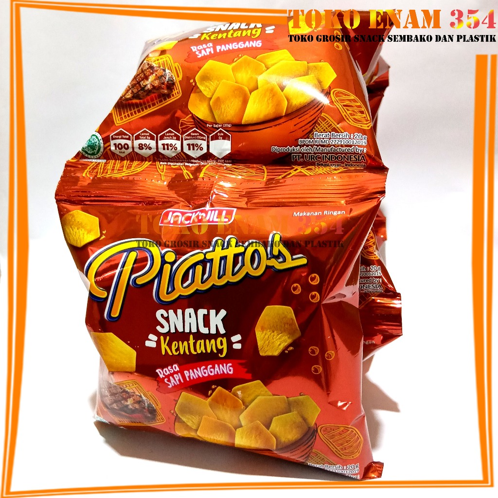 

Piattos Piatos Snack kripik Kentang Renceng isi 10 bungkus x 15 gram + Bonus 1 pcs