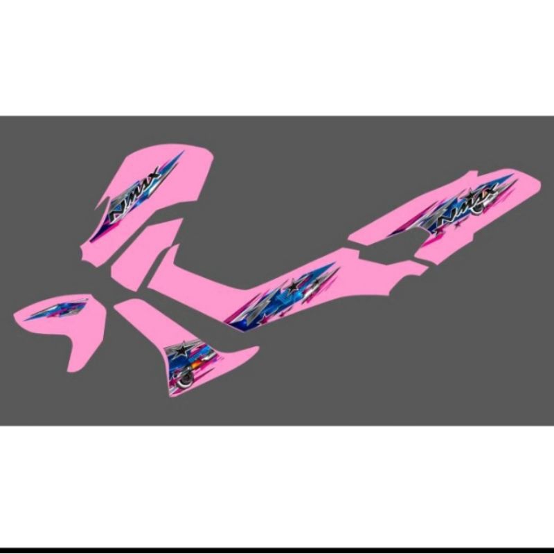 STRIPING STIKER TRANSPARAN YAMAHA NMAX OLD CUSTOM DESIGN DIESEL LIVERY
