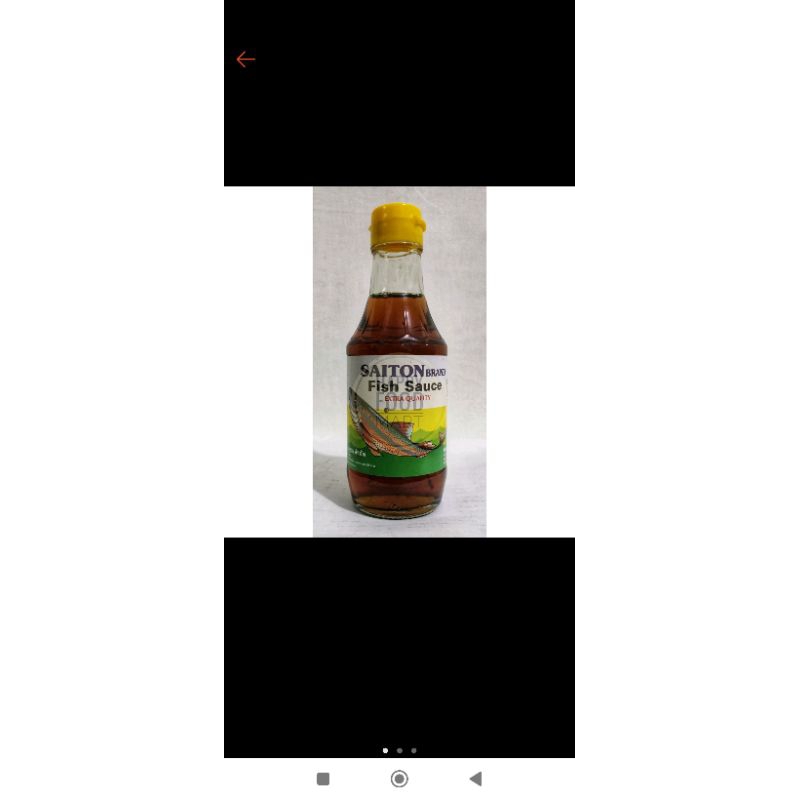 

halal saiton fish sauce 200 ML, kecap ikan