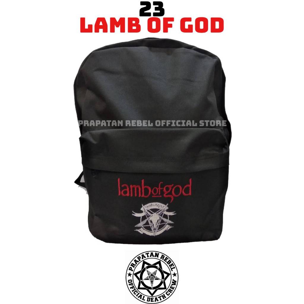 Tas Ransel / Tas Backpack / Tas Punggung Band Metal Punk PRAPATAN REBEL - SLIPKNOT SEPULTURA PRBL IN