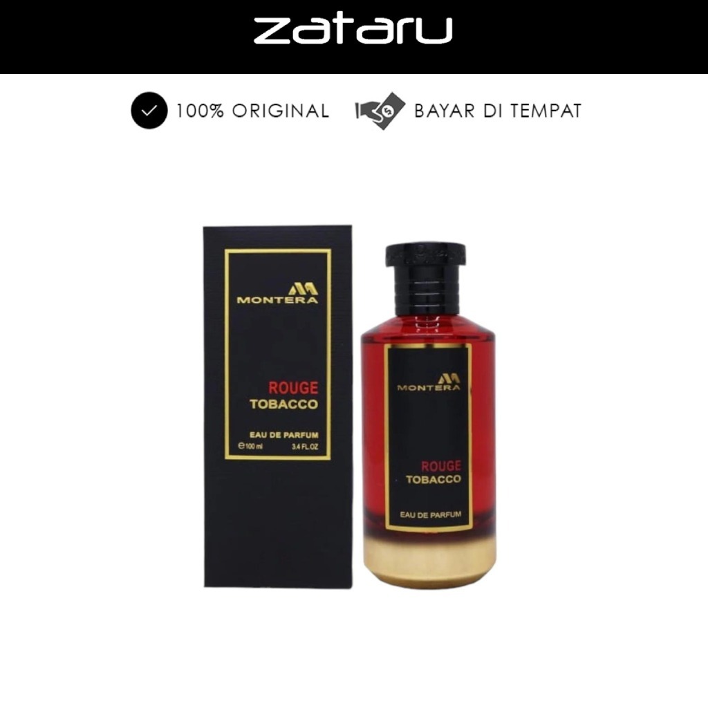 Fragrance World Montera Rouge Tobacco Unisex EDP - 100 ML