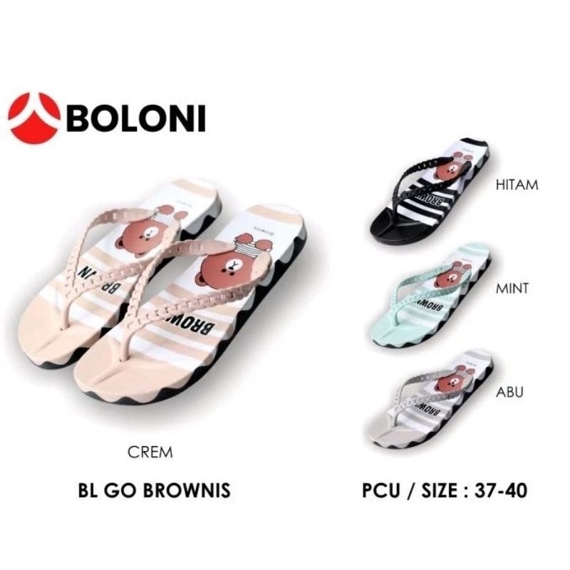 Sandal jepit wanita boloni