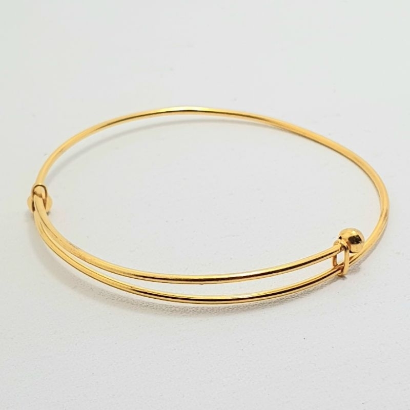 Gelang Bangle Dewasa Emas Muda Polos 3 Gram