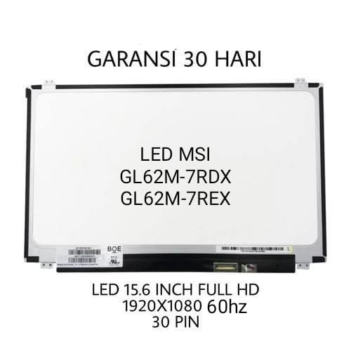 LED LCD MSI GL62M-7RDX GL62M-7REX