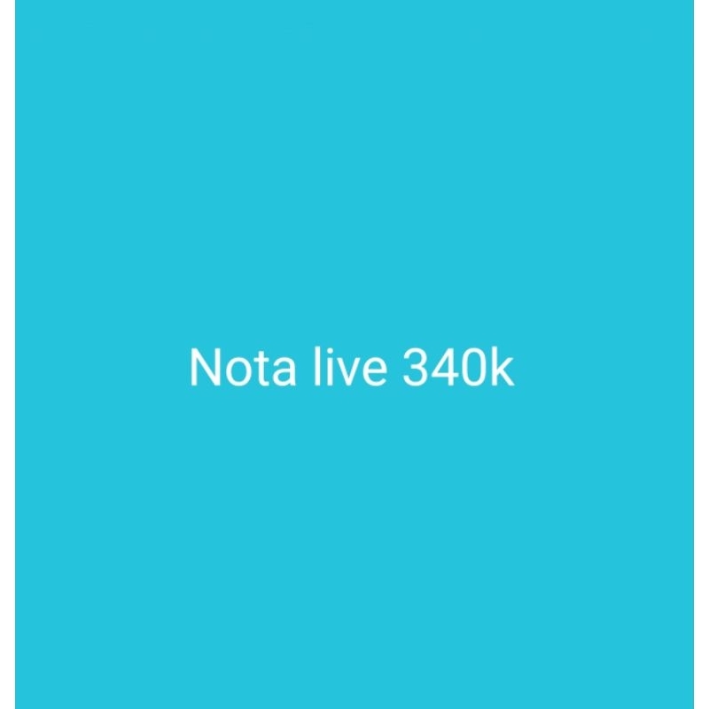 nota live 340k