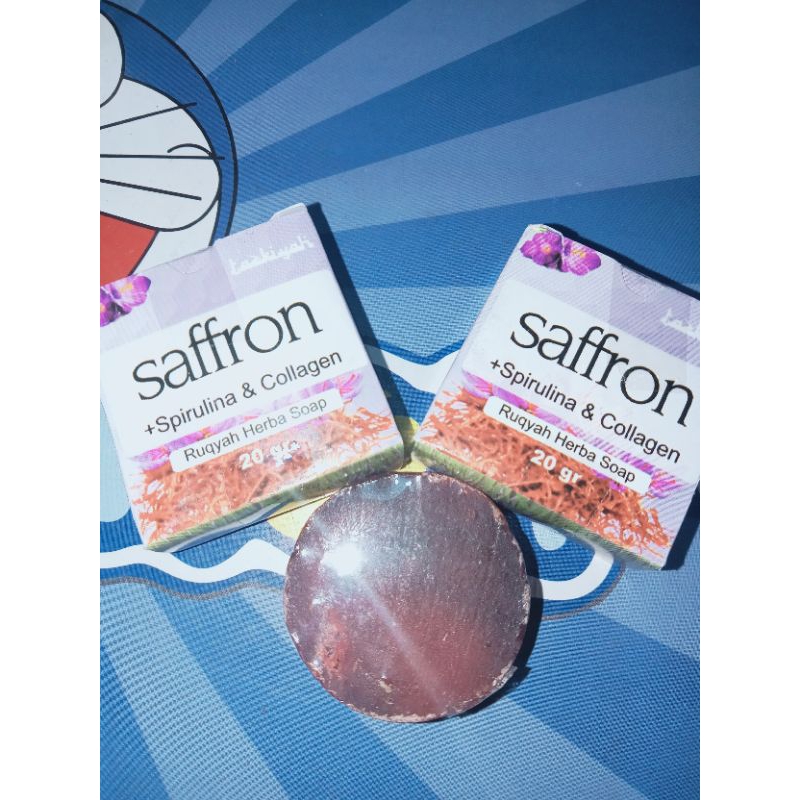 Sabun saffron+spirulina &collagen