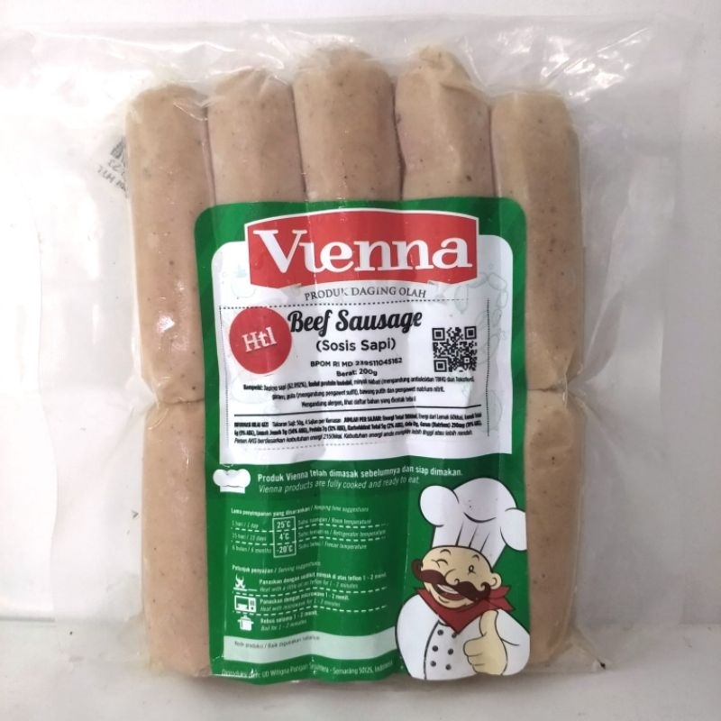 

Vienna Beef sausage HTL 200 gram