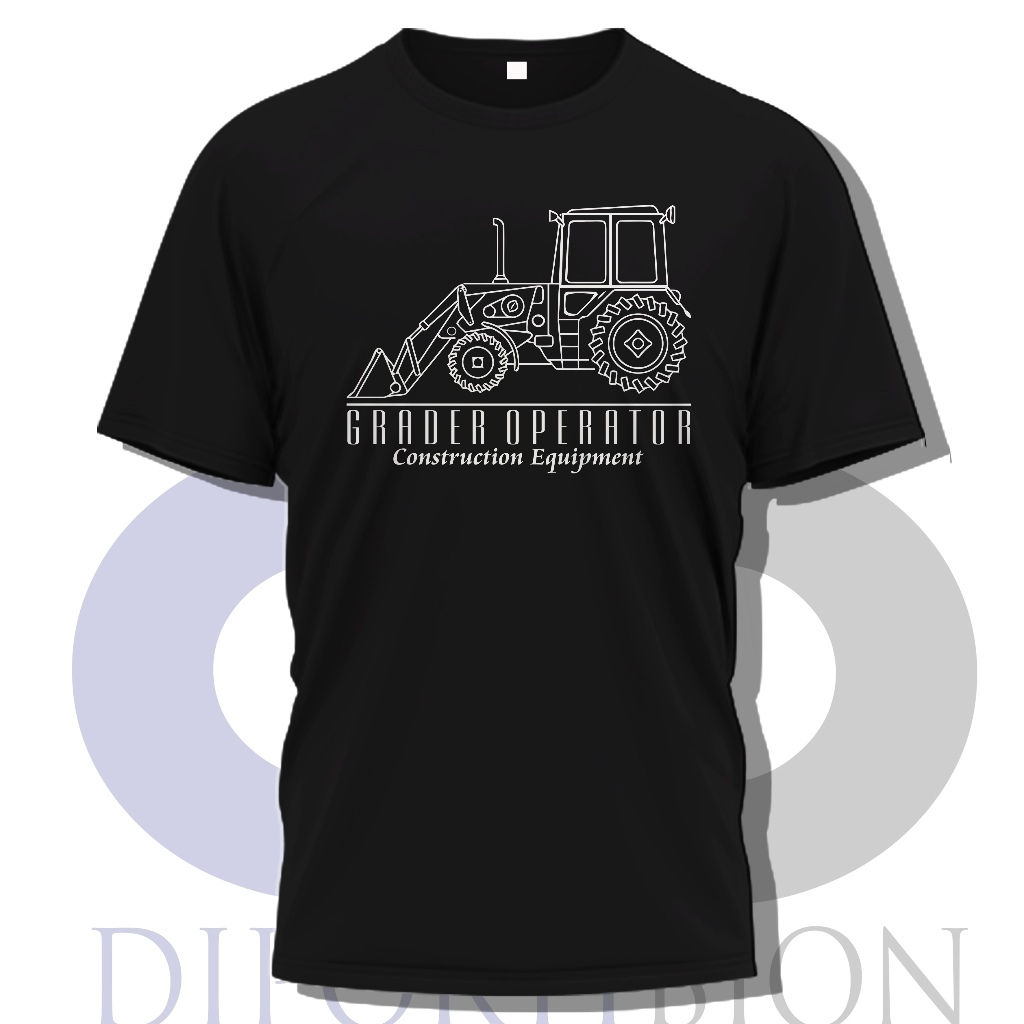 Kaos Lengan Pendek Distro Operator Grader / Grader Operator Short T Shirt