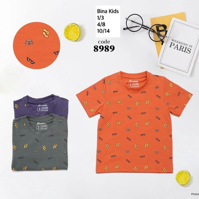 Kaos anak Binakids motif