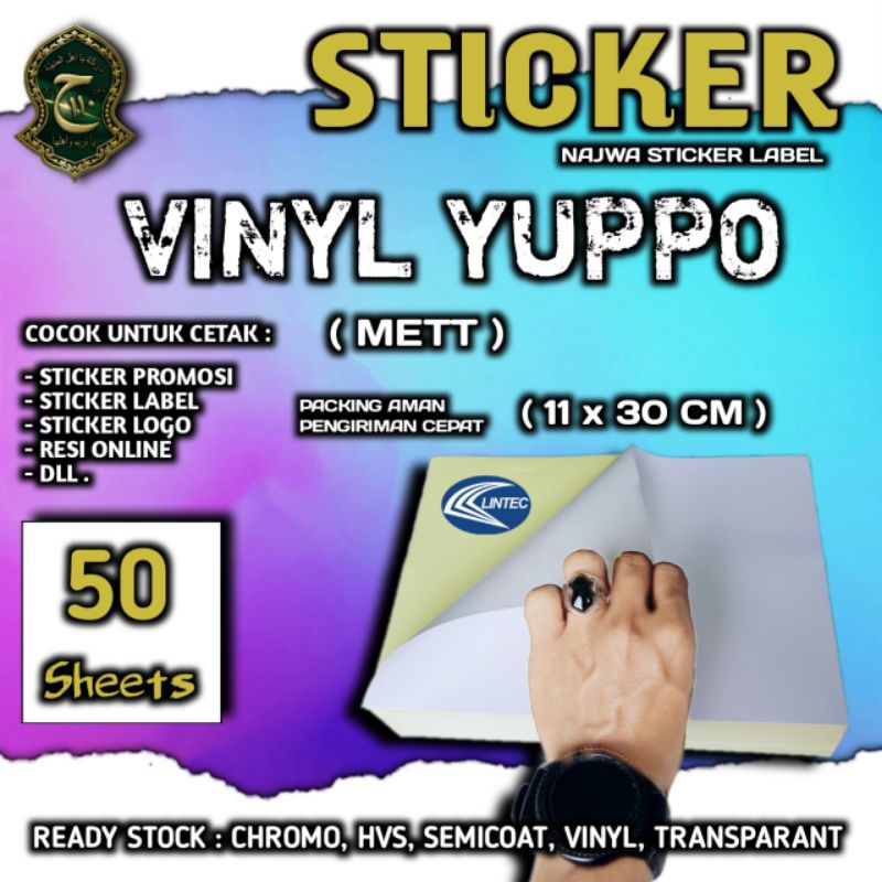 

STICKER YUPPO ISI 50 LEMBAR
