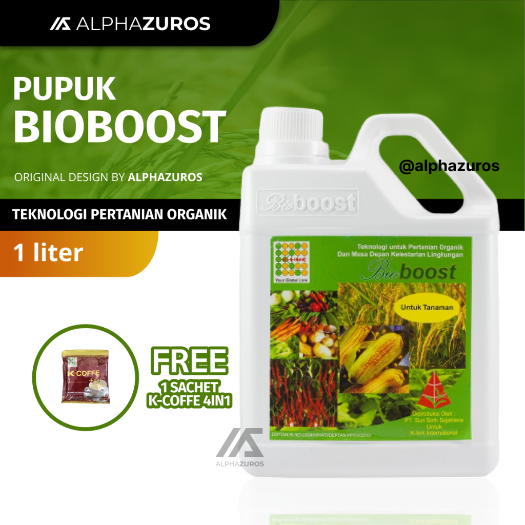 K-Link K BioBoost Pupuk Cair Organik Hayati Bio Bos BioBos Boost 1 Liter Pupuk Tumbuhan dan Hewan Pe
