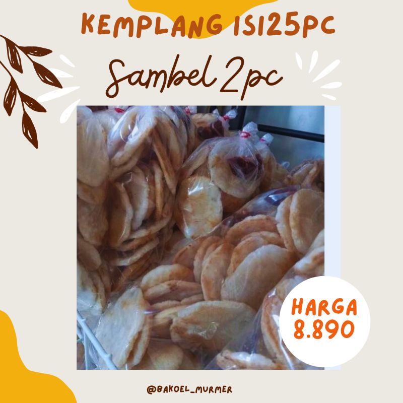 

KEMPLANG BANTET ISI 25pc SAMBEL 2pc PROMO TERMURAH