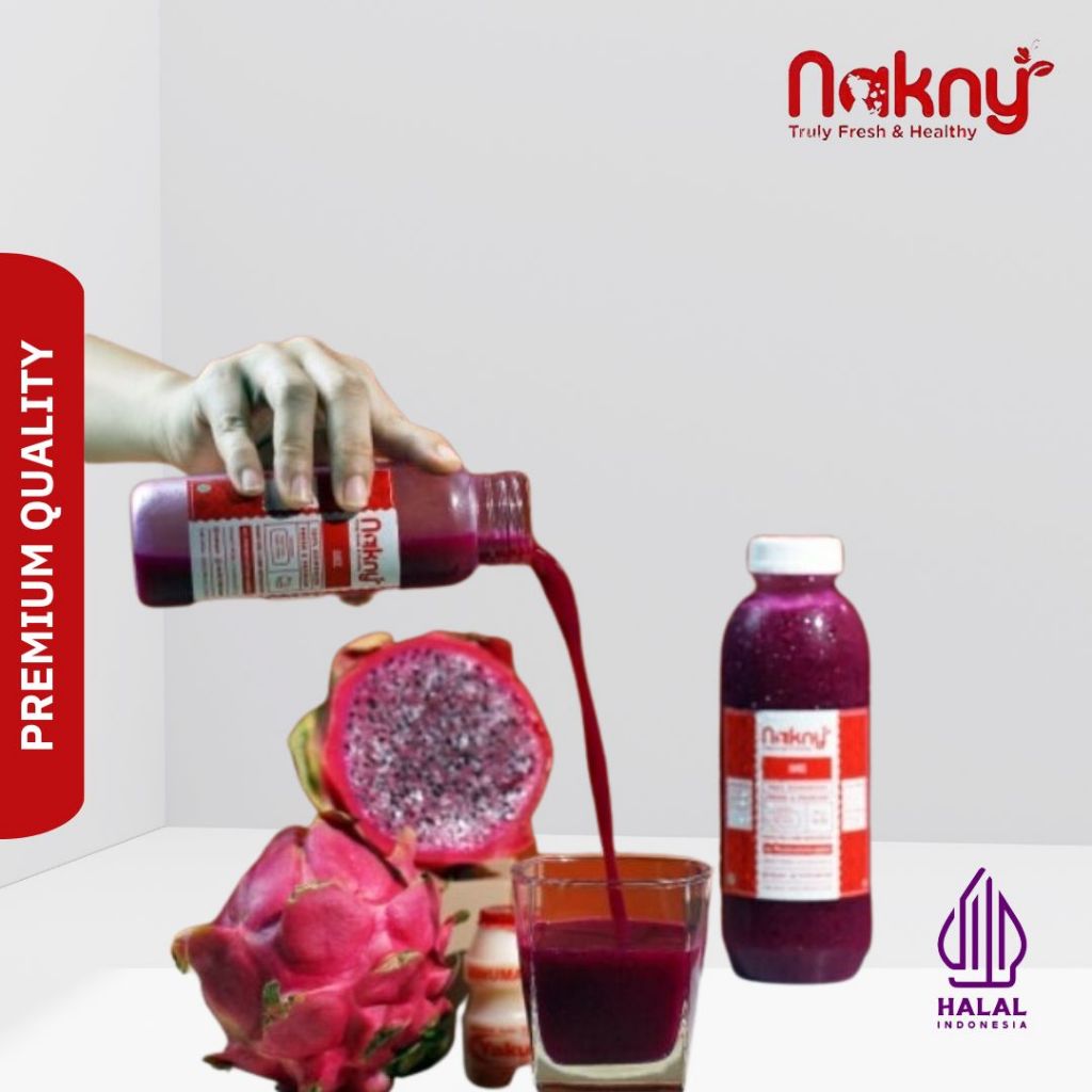 

Pressed Juice Naga Yakult | Jus Buah Naga | Cold Press Juice by Nakny 250ml 500ml 1000ml