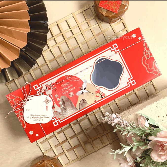 

Box / Dus / Kotak / Packaging / Kue / Cookies - Imlek 31 x 11 x 6 cm