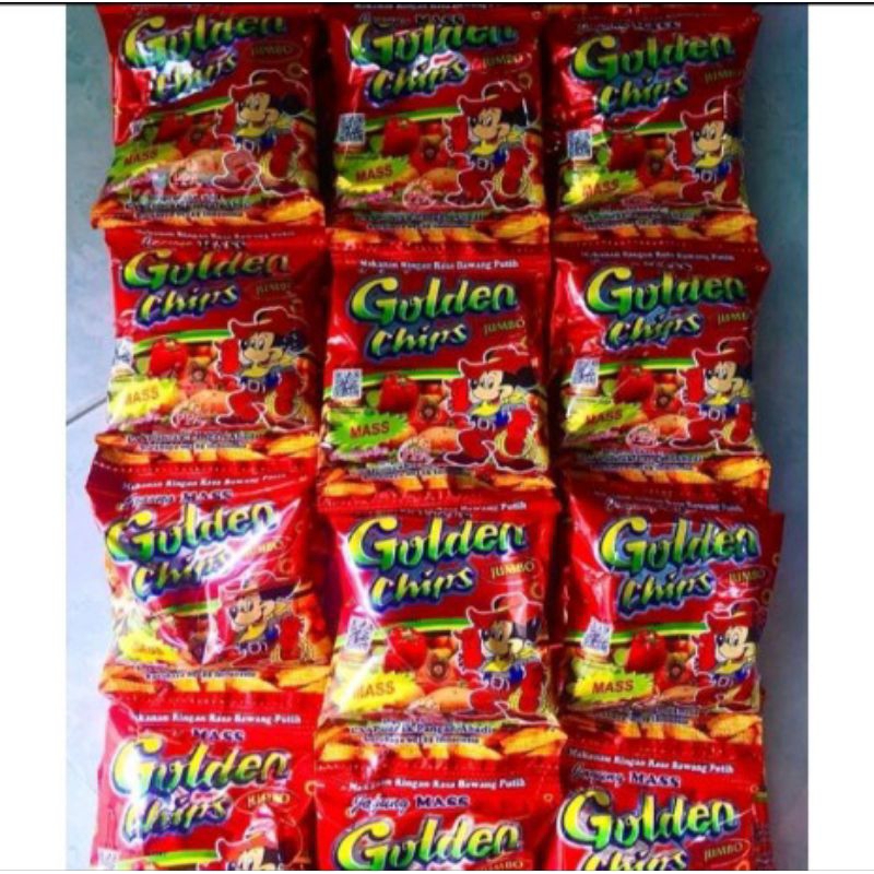 

Chiki Jadul Potato Chips/Golden Chip isi 10
