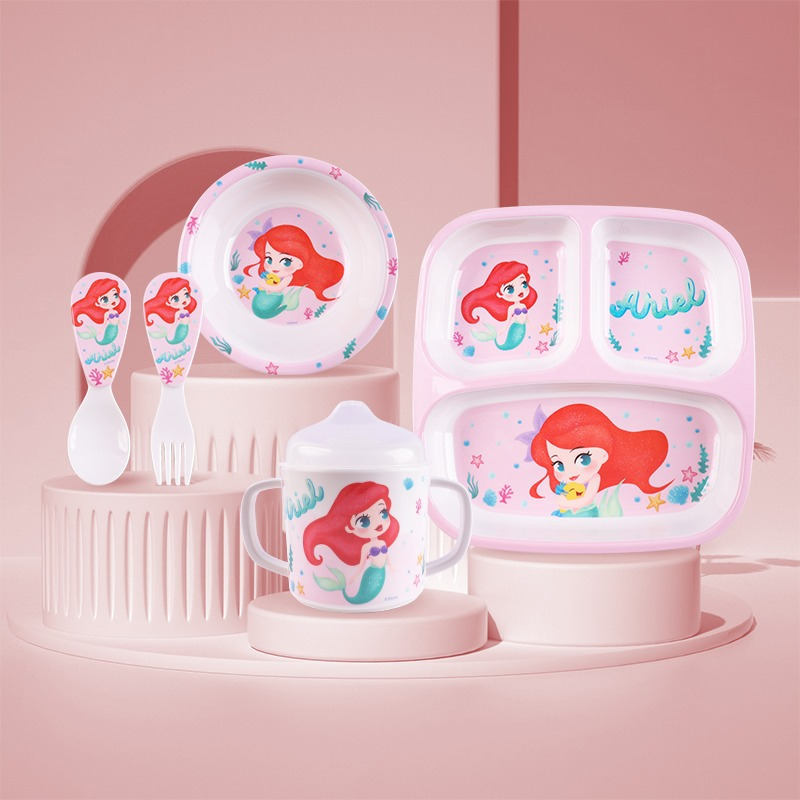 Disney Original Special Edition Piring Melamin Anak - Ariel