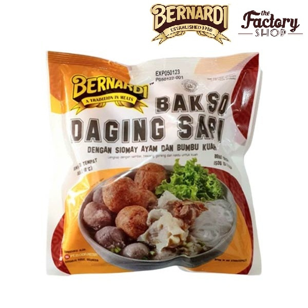 

BERNARDI BAKSO INSTAN CAMPUR 150G