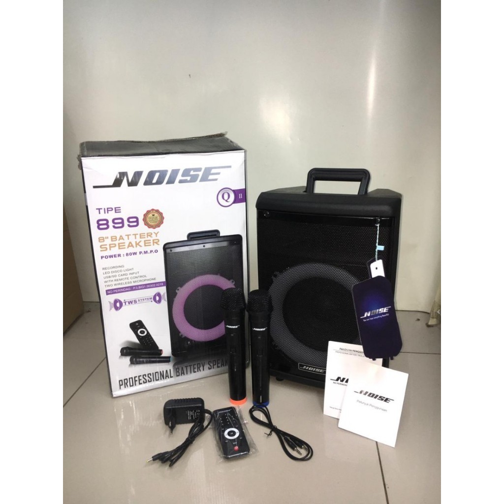 Speaker noise 899 Q 8 inch + 2 Mic