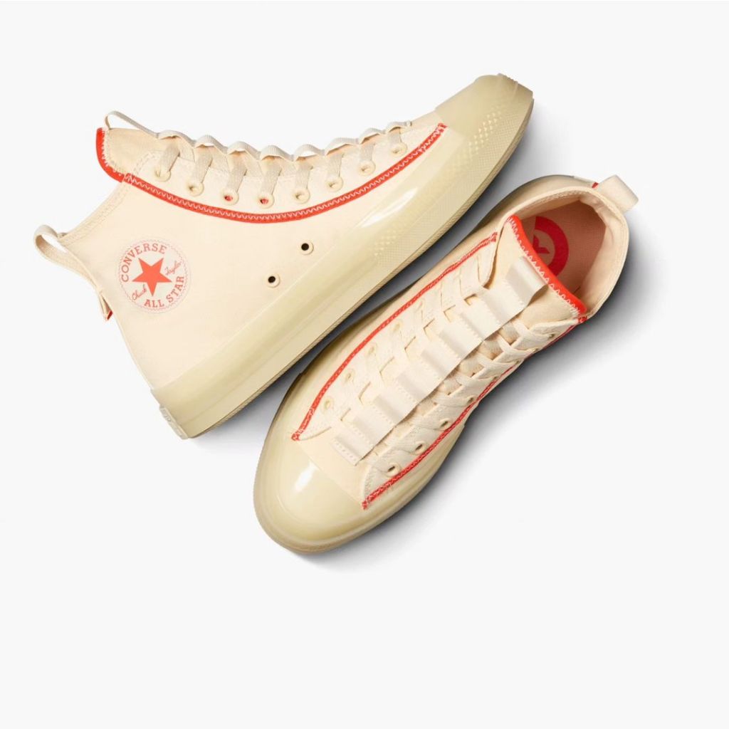 Converse CT AS High Cx Explore Natural Ivory Orange