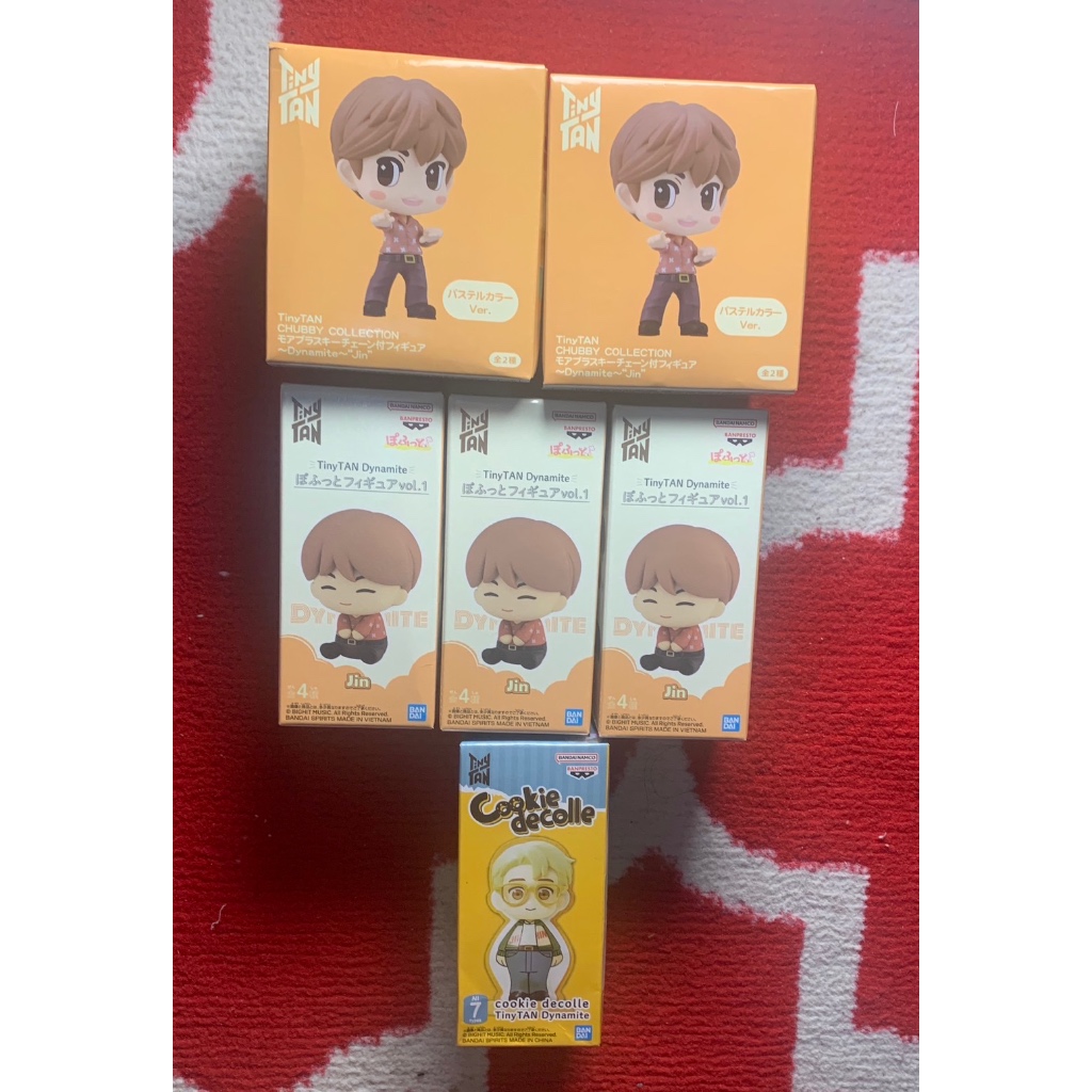 READY INA TINYTAN BTS FIGURE CHUBBY COLLECTION POFUTO COOKIE DECOLE