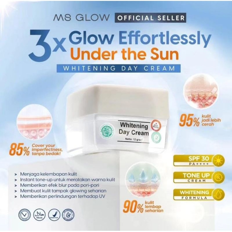 MS GLOW ASLI ORI 100% HARGA RESMI DAY CREAM