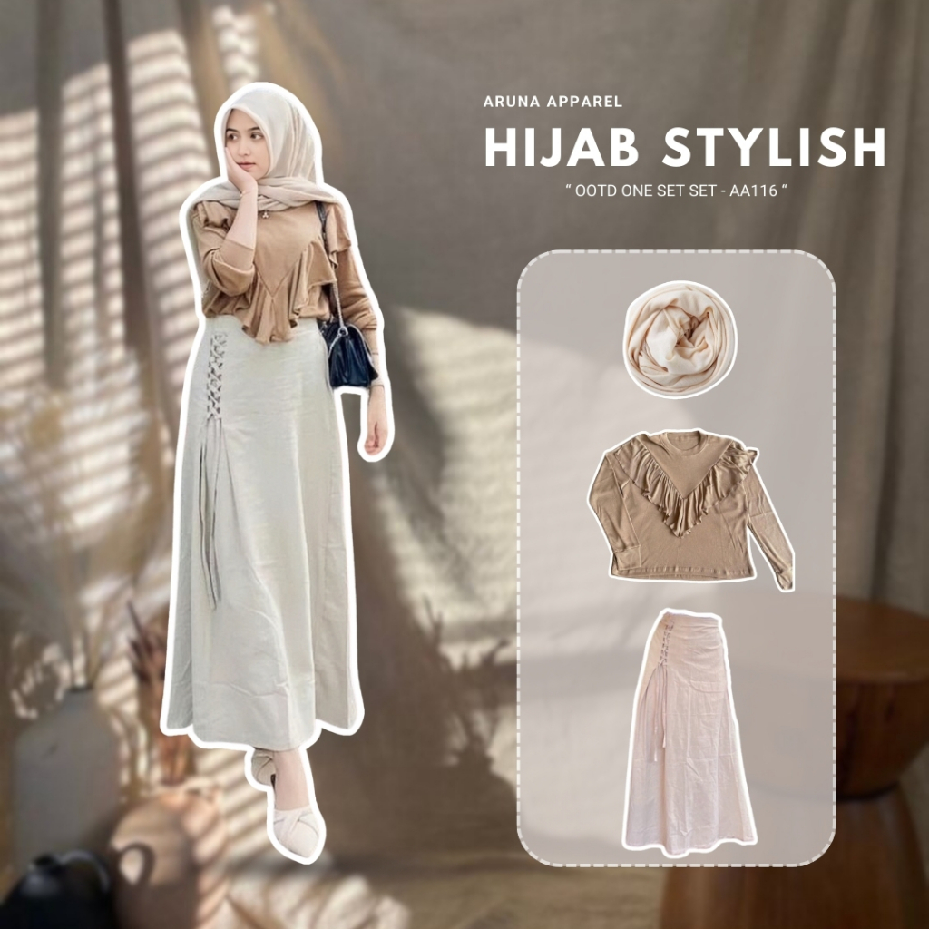 3in 1 One Set Hijab Casual OOTD Hijab Korean Stye Outfit Remaja Outfit Pinterest Setelan Anak Peremp