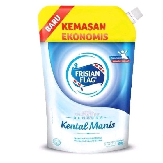 

Frisian flag putih 545 gram (pouch)