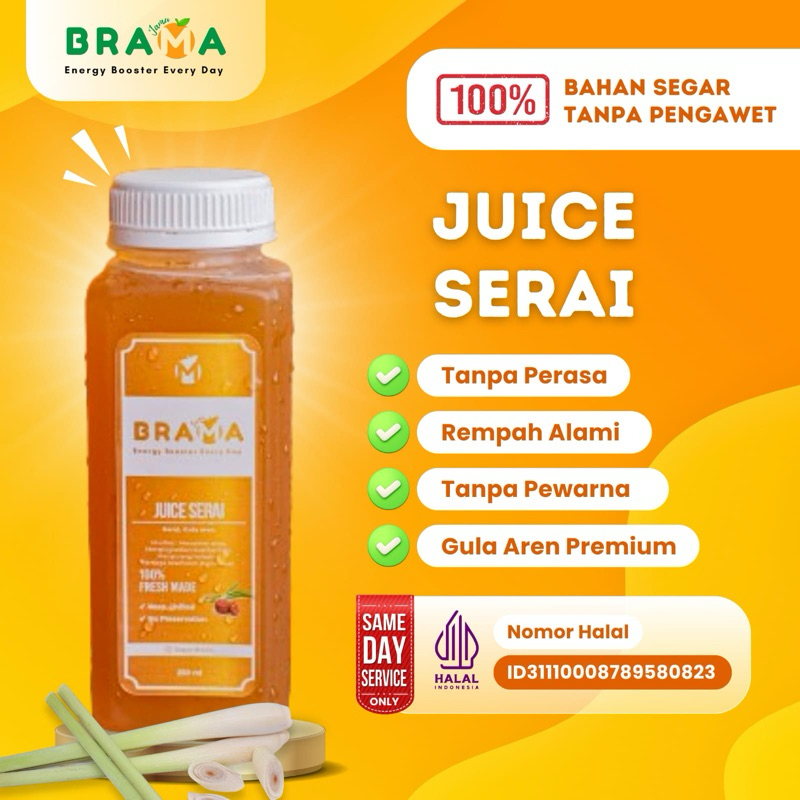 

Juice Serai | Jamu Brama | Jamu Tradisional
