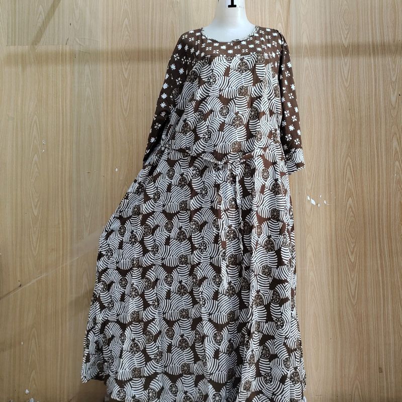 Batik Qonita Boutique, Dress Tasya Jumbo Halus