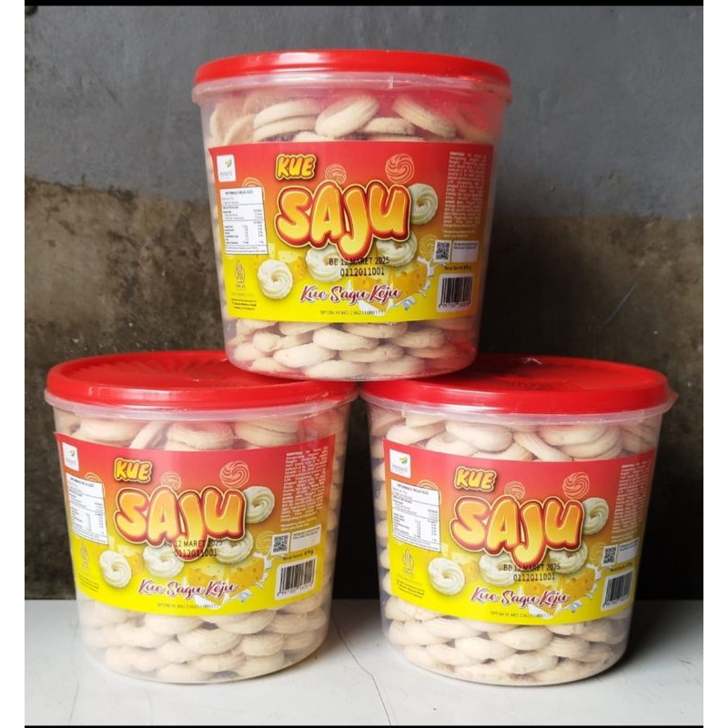 

Kue Saju Sagu Keju Toples 470gr