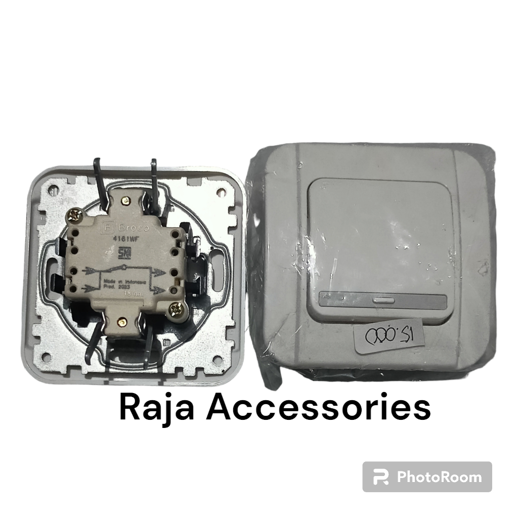 SAKLAR LAMPU ENGKEL TUNGGAL BROCO GALLELEO