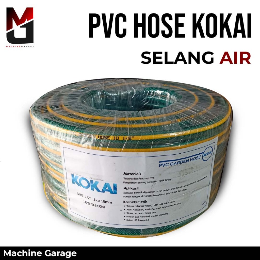 SELANG KEBUN TEBAL/SELANG AIR BENANG PER 10 METER / SELANG AIR HIJAU ANTI LUMUT PERMETER 1/2 5/8 3/4 1INCH