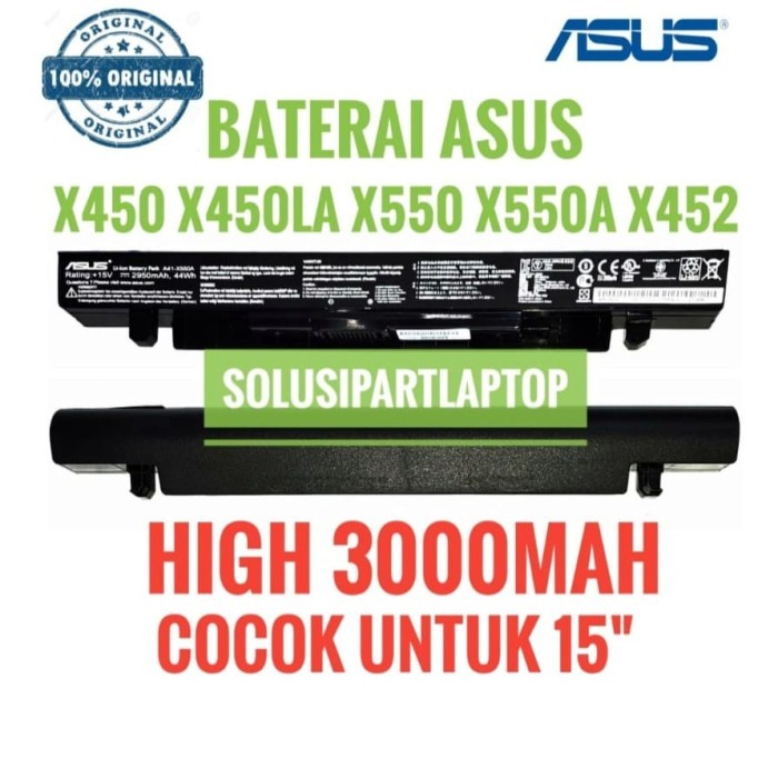 Baterai Original Laptop Asus A450 A450C A450CA A450CC A450L A450LA
