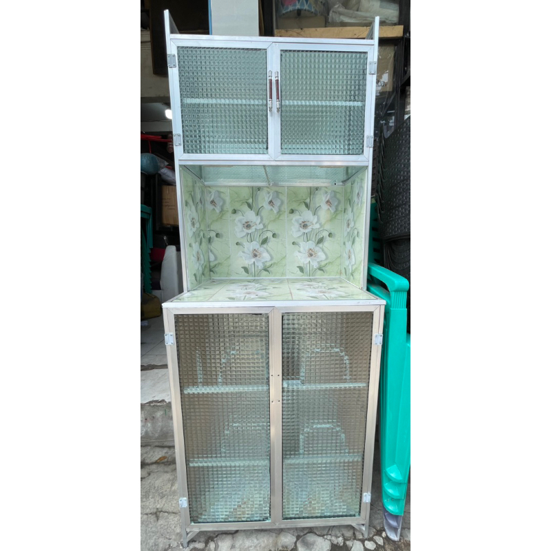 RAK PIRING,LEMARI PIRING,ALMUNIUM RAK PIRING KACA,RAK PIRING FULL KERAMIK