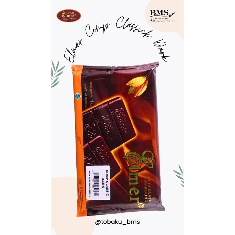 

Cokelat Batang ELMER Compound Dark Classic, Dark Ghana & Dark Tropical 1 kg