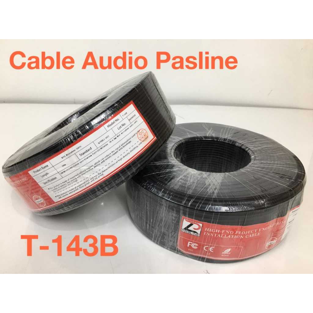 Kabel Audio Pasline T-143B / Pasline T 143 B / Pasline T143B Original Per Roll