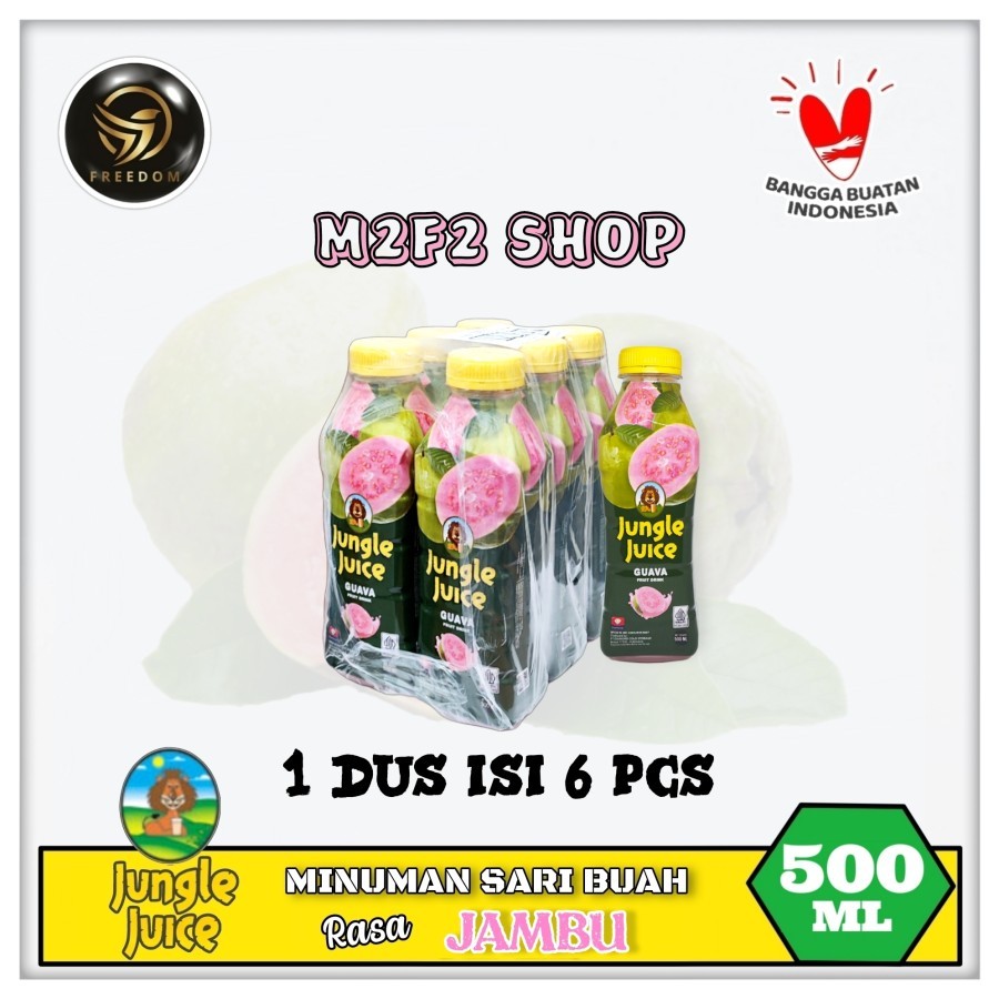 

Diamond Jungle Juice Guava | Jus Jambu Botol Pet - 500 ml (Kemasan 1 Pack)