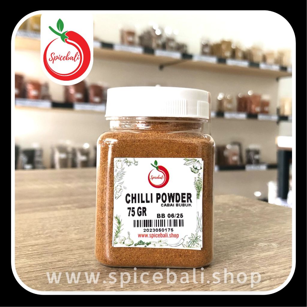 

Cabai Bubuk Super 75 gr / Hot Chilli Powder 75 gr / Chilli Ground / Cabe Bubuk