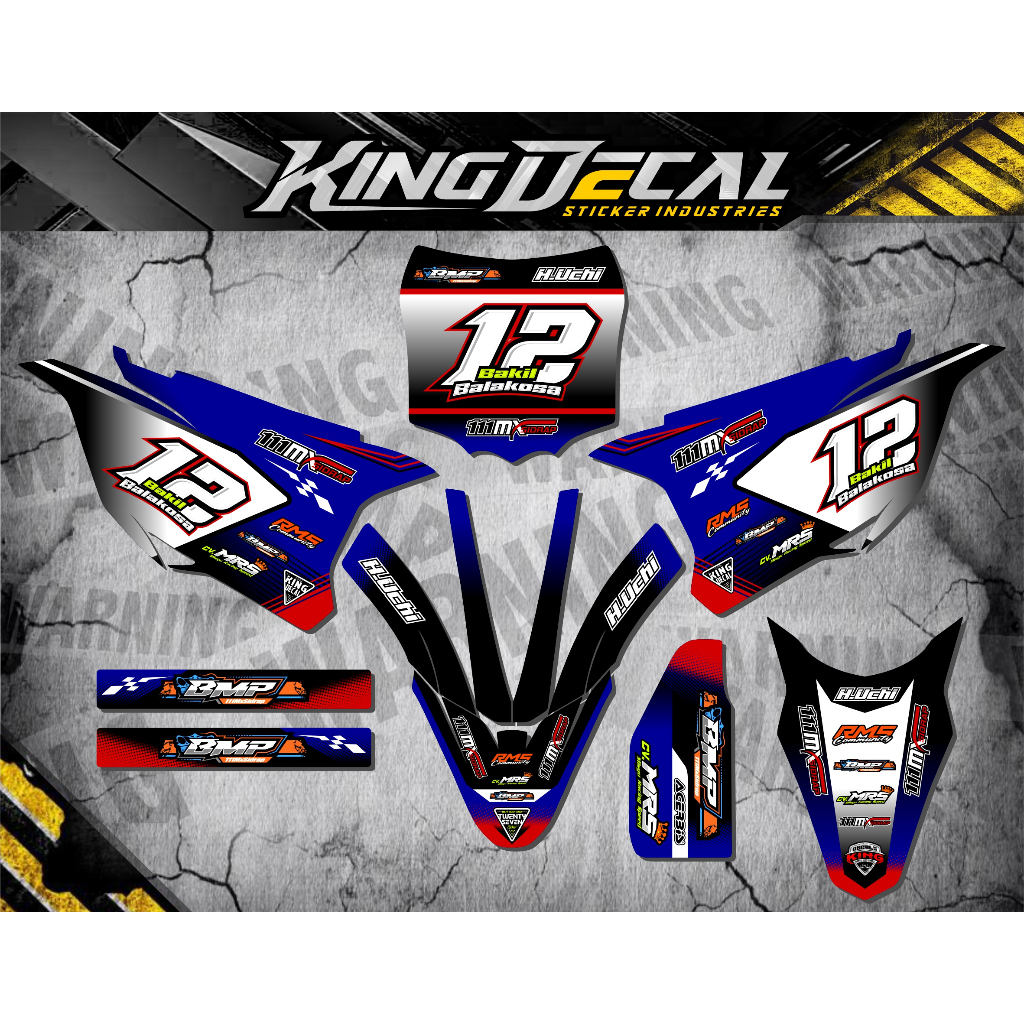DECAL STICKER KX 85 BEBEK STANDAR / DECAL KX 85 / DECAL STIKER VARIASI KX 85