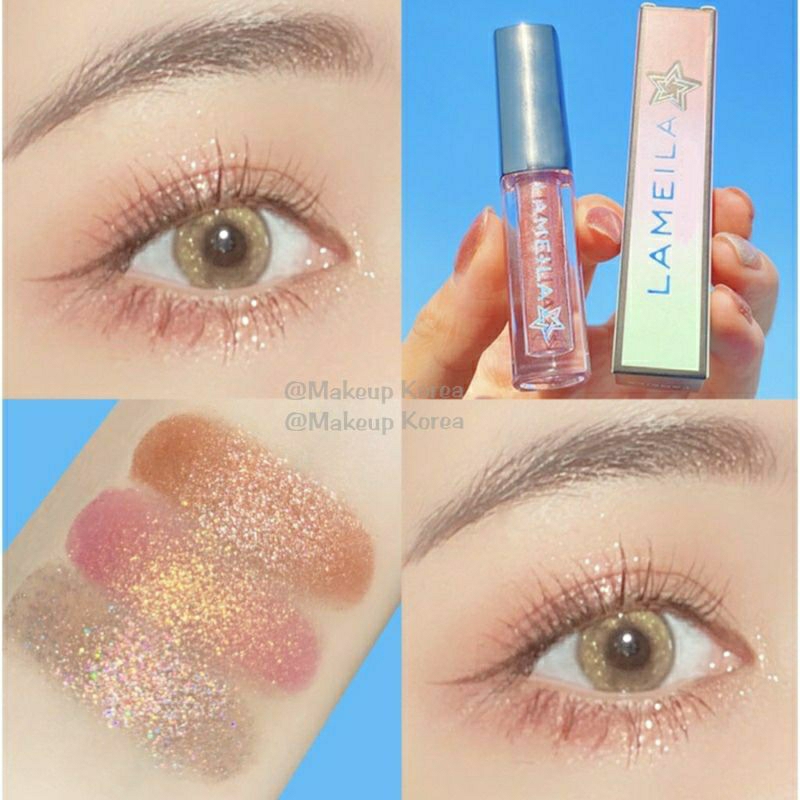 COD Eyeshadow Liquid Glitter | Eyeshadow Gliter Waterproof Long Lasting Korea| Liquid Eyeshadow Pear