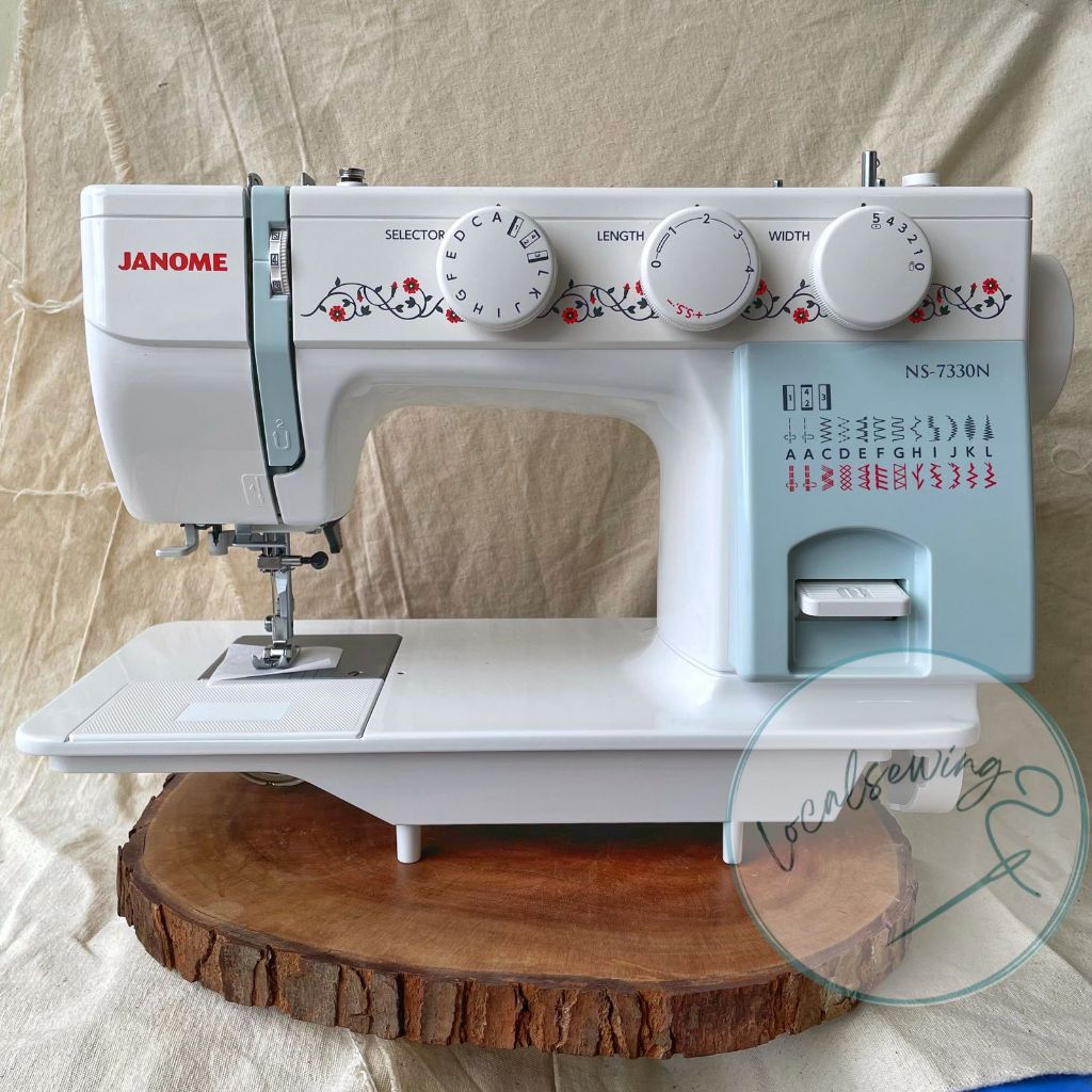 Janome NS-7330N Mesin Jahit Semi Portable Flatbed / Mesin Jahit Semi Portabel Flatbed Janome NS-7330