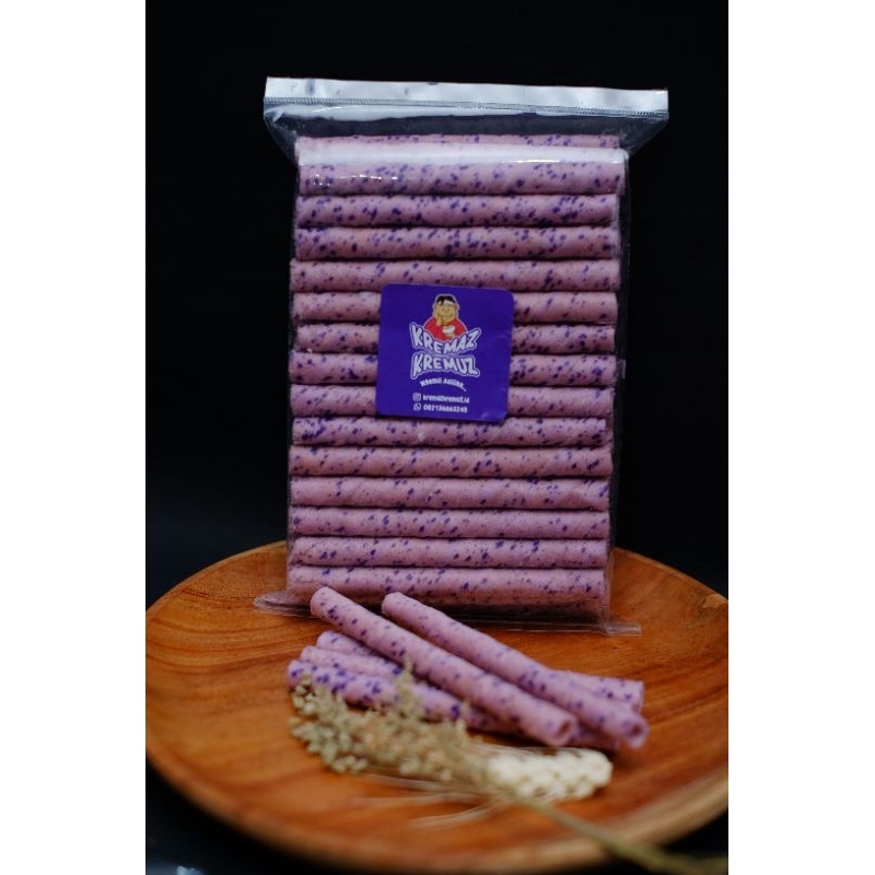 Wafer Roll Taro 225 Gram