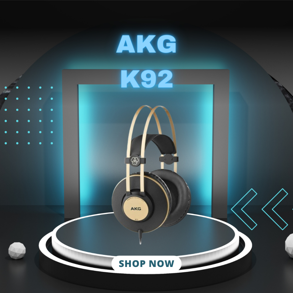 HEADPHONE AUDIO AKG K92 / K-92 / K 92 PROFFESIONAL MONITORING HEADPHONES GARANSI RESMI AKG