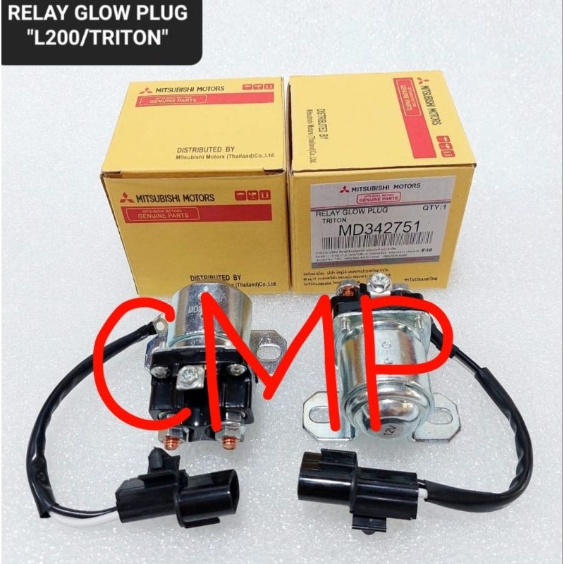 RELAY GLOW PLUG RELAY STARTER STATER PEMANAS MITSUBISHI L200 TRITON MD342751