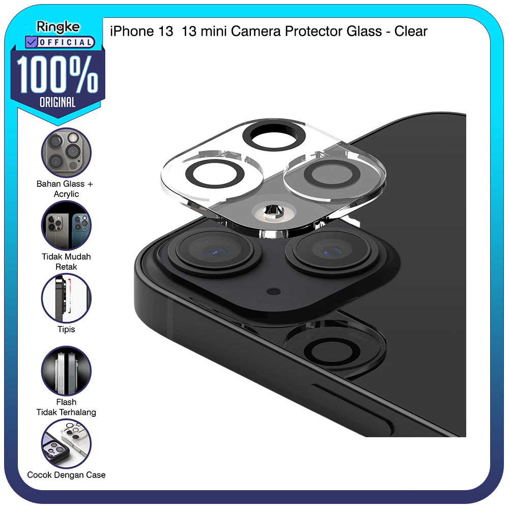 Ringke iPhone 13 / 13 mini Camera Protector Pelindung Kamera Tempered Glass