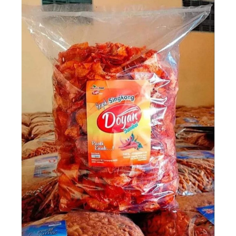 

Singkong pedas doyan 500gram